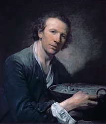 Joseph, a Model of the Royal Academy Holding a Frying Pan, 1755